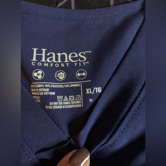 Hanes Women's Scrubs Healthcare Top - Picture 7 of 12